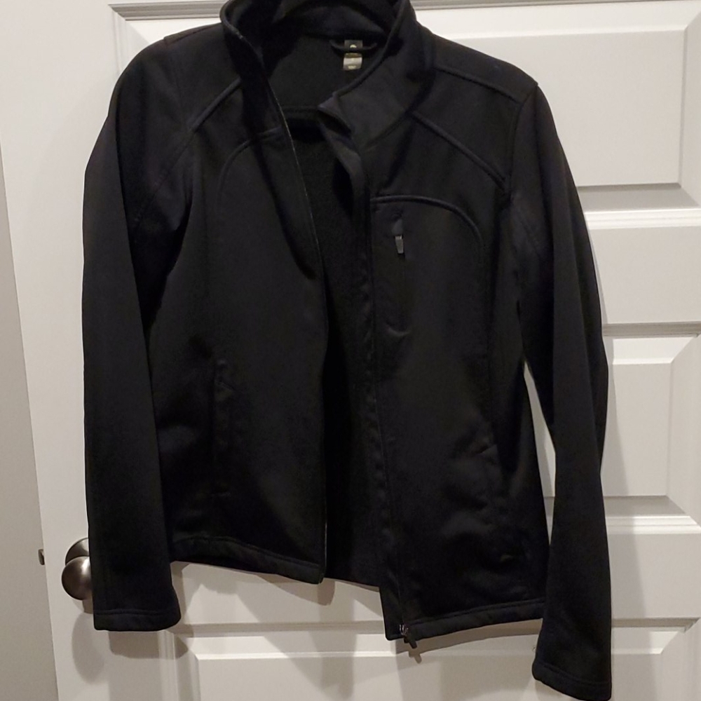 Black softshell jacket